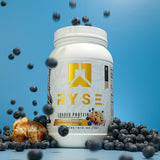 RYSE Up Supplements etiqueta nutricional mostrando ingredientes transparentes