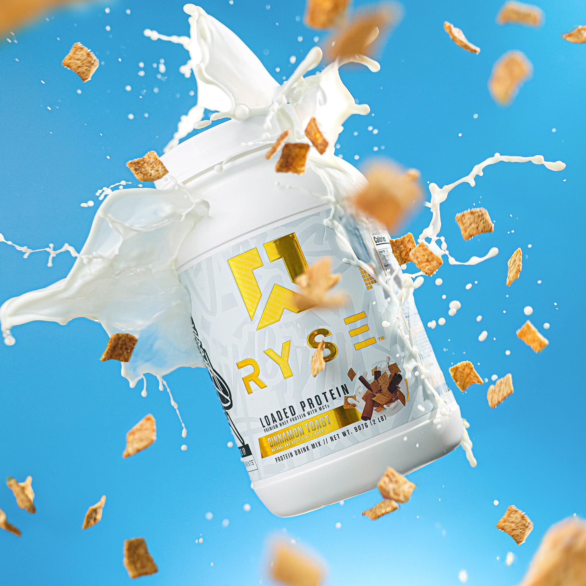RYSE Up Supplements etiqueta nutricional en primer plano, información transparente