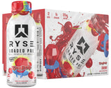 RYSE botella frontal Ring Pop Cherry muestra diseño y beneficio conveniencia
