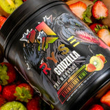 RYSE Godzilla etiqueta de ingredientes mostrando citrulina, beta-alanina y cafeína
