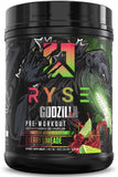 RYSE Godzilla vista frontal del envase mostrando diseño y fuerza