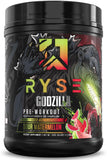 RYSE Up Supplements envase frontal con diseño y beneficio de energía
