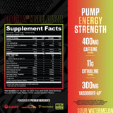 RYSE Up Supplements textura del polvo mostrando pureza y mezcla rápida