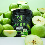 RYSE Up Supplements bebida preparada en vaso listo para entrenar enfoque