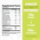 RYSE Up Supplements sobre abierto mostrando polvo fino y beneficio de mezcla rápida