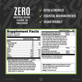 RYSE Up Supplements primer plano del polvo con textura fina y fácil disolución