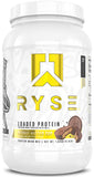RYSE Up Supplements frasco frontal mostrando etiqueta y sabor Peanut Butter Cup