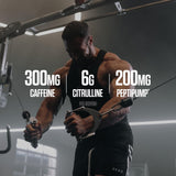 Etiqueta de Loaded Pre Max RYSE con lista de ingredientes y dosis clave