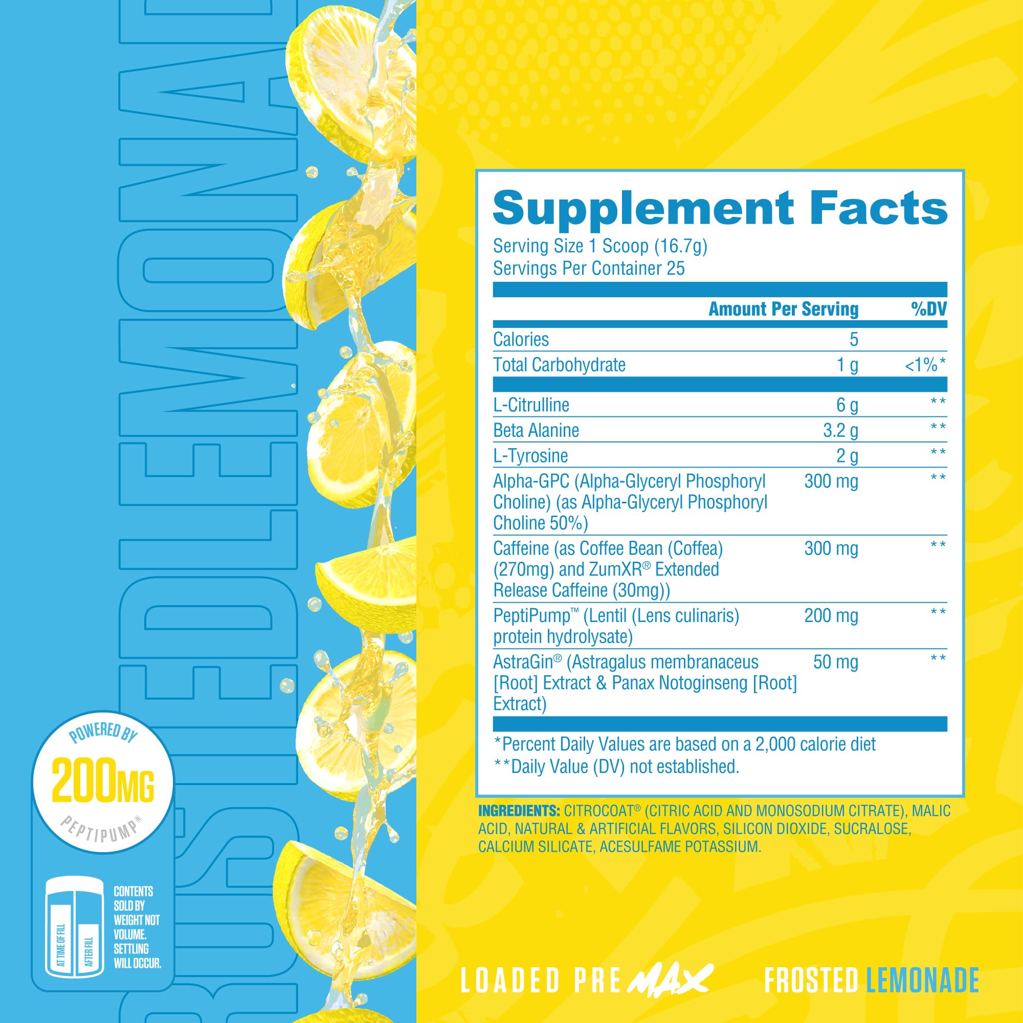 RYSE Up Supplements polvo en cuchara mostrando textura fina y solubilidad