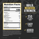 RYSE Up Supplements tapa y etiqueta en detalle que transmite confianza