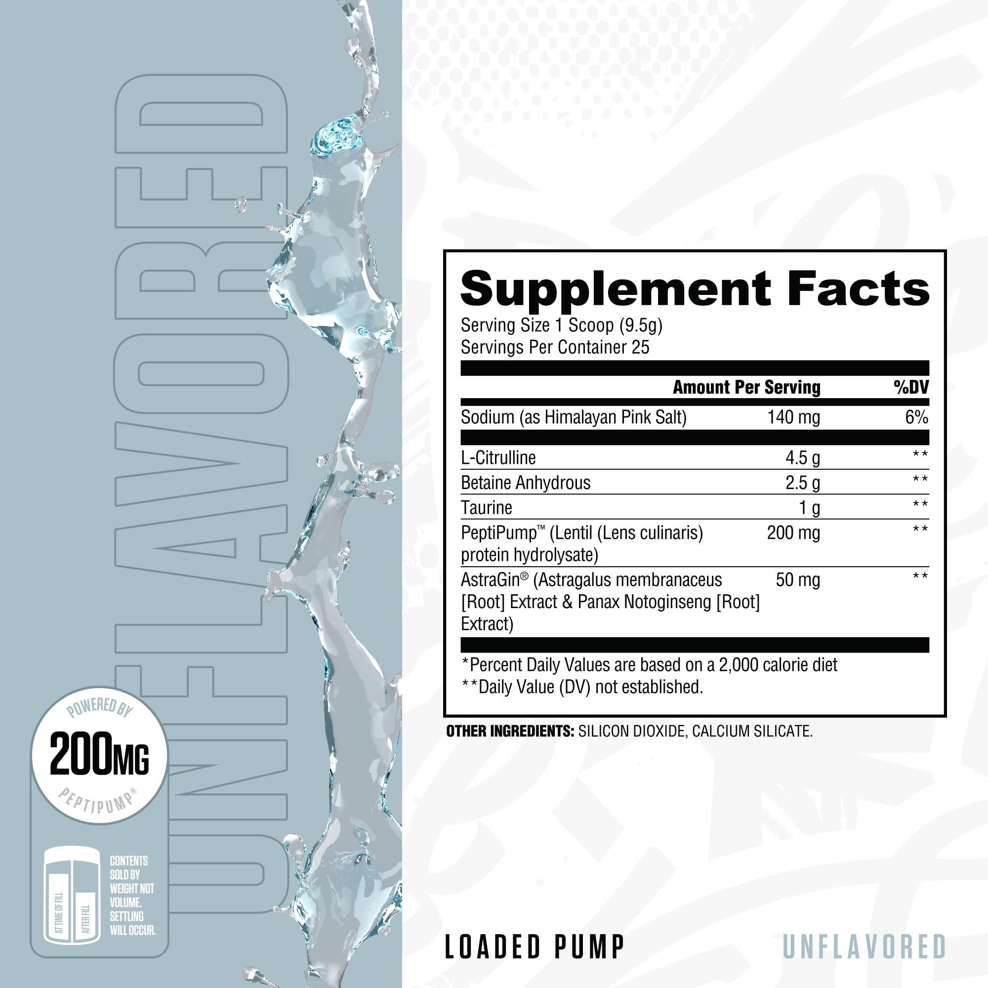 RYSE Up Supplements polvo sin sabor con textura fina fácil de disolver