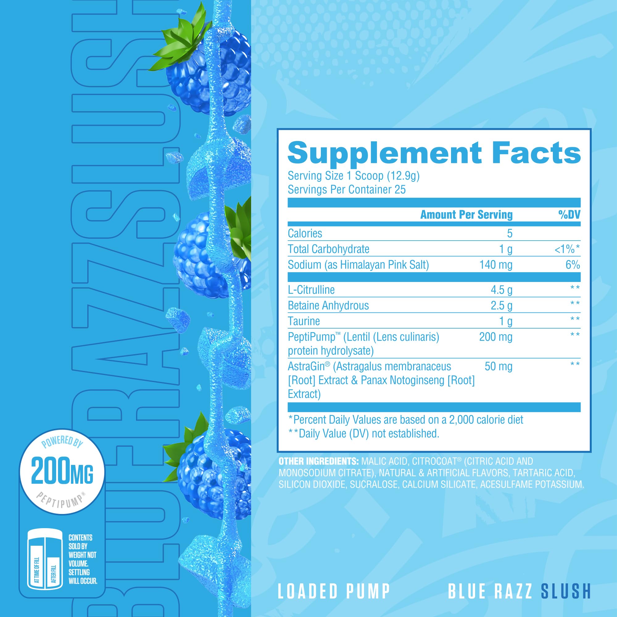 RYSE Up Supplements polvo textura fina para disolución rápida y mezcla homogénea