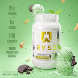 RYSE Up Supplements etiqueta con ingredientes y beneficios para confianza