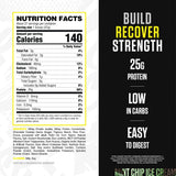 RYSE Up Supplements textura cremosa en cuchara destacando mezcla suave