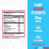 RYSE Up Supplements polvo en cuchara mostrando textura fina y fácil disolución