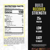 RYSE Up Supplements polvo textura cremosa en primer plano para mezclas suaves