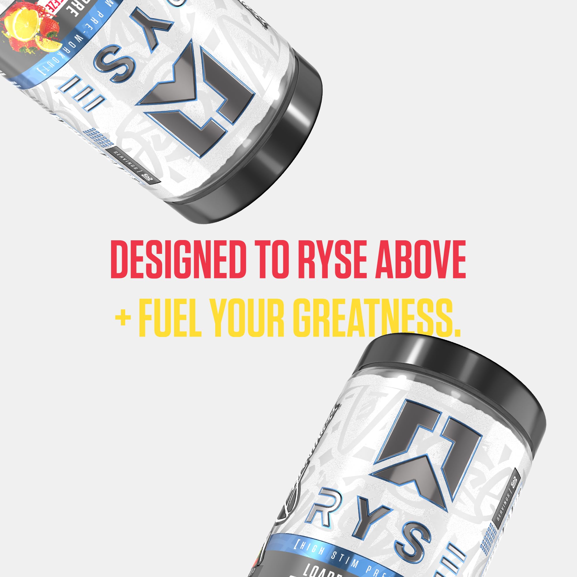 RYSE Up Supplements en ambiente de gimnasio para motivar entrenamiento