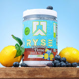 RYSE Up Supplements etiqueta con lista de ingredientes para transparencia y confianza