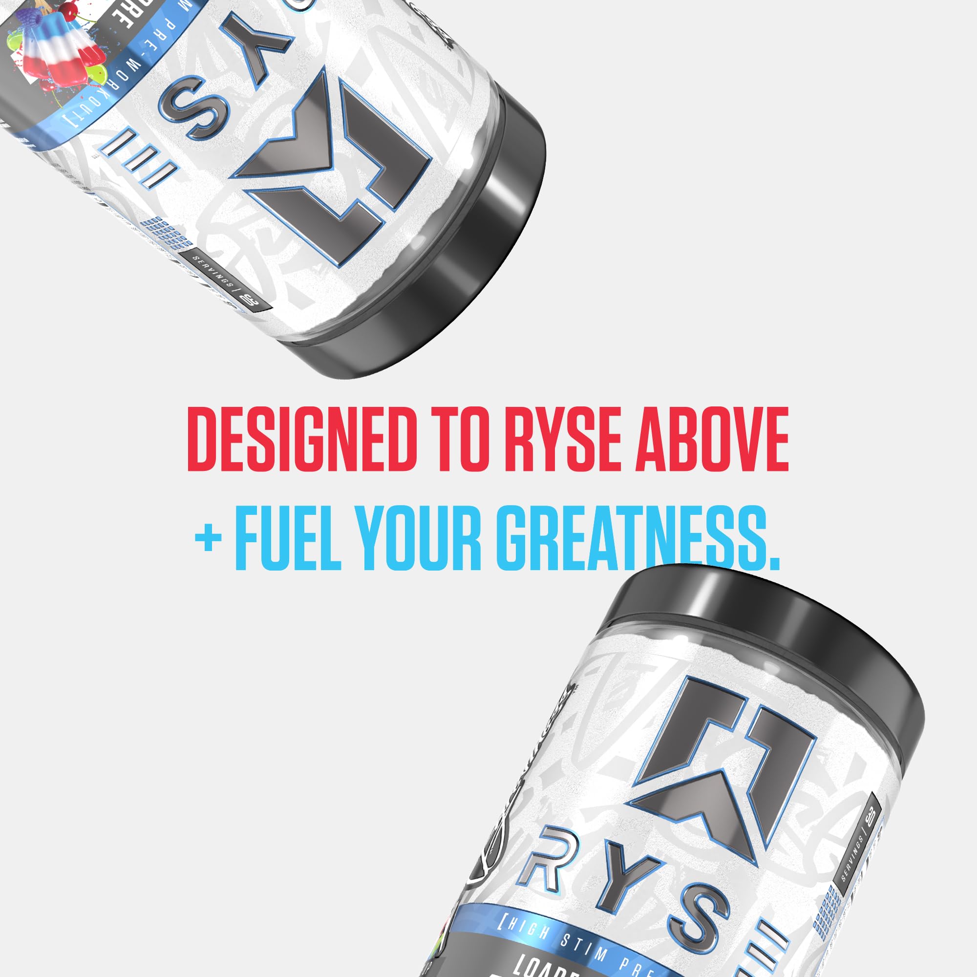 RYSE Up Supplements atleta en gimnasio bebiendo preentreno para impulso y enfoque