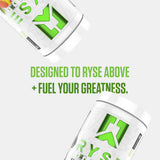 RYSE Up Supplements atleta bebiendo producto durante entrenamiento para recuperación