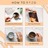 RYZE SUPERFOODS escena de desayuno saludable transmitiendo bienestar