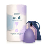 Saalt copa Regular Mountain Iris vista frontal mostrando diseño y capacidad
