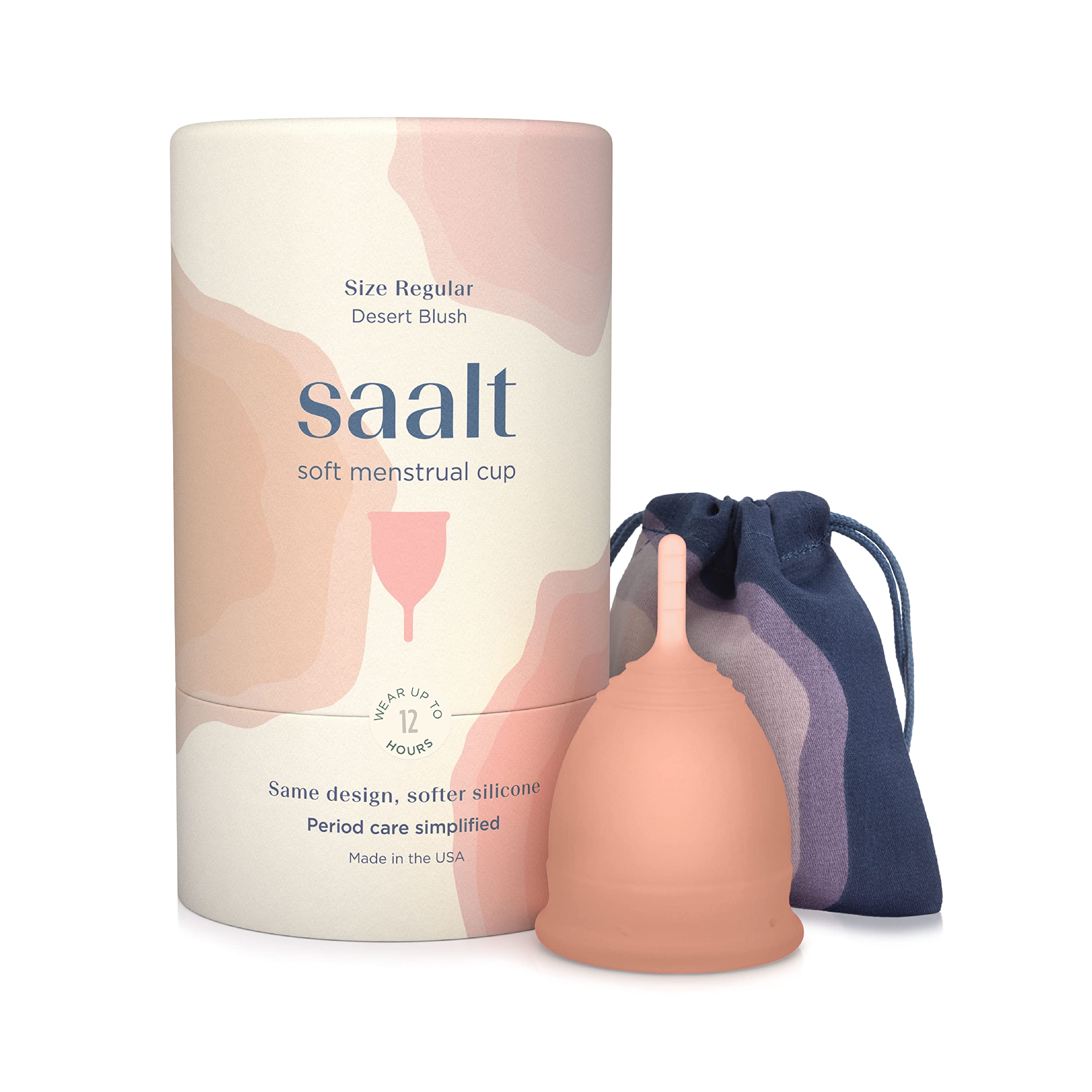 saalt copa soft frontal regular desert blush mostrando diseño y comodidad