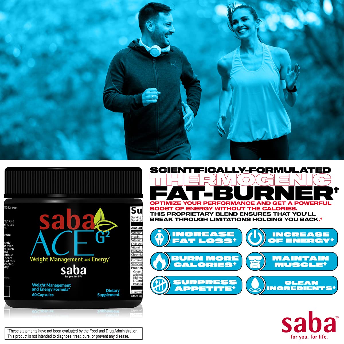 Saba cápsulas ACE G2 primer plano textura para ver calidad y pureza