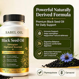 Sabel Oil etiqueta indicando origen Etiopía 2026 y trazabilidad garantizada