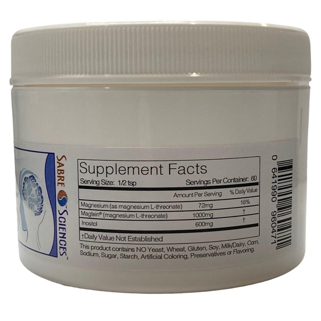 Polvo de Magtein Sabre Sciences en primer plano destacando textura fina