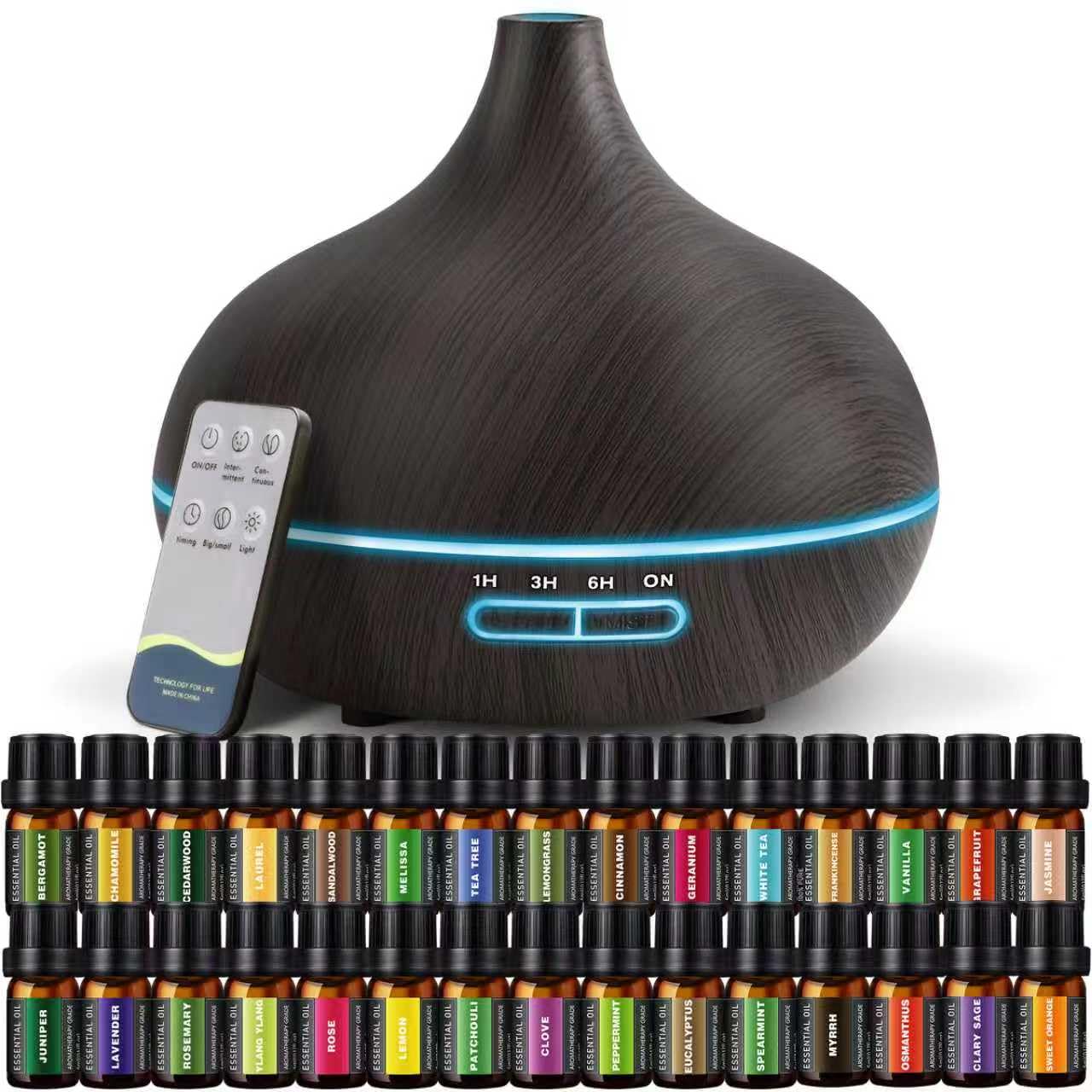 SACATR difusor frontal 550 ml mostrando diseño elegante y gran capacidad
