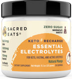 Sacred Eats frontal envase mostrando etiqueta y servicios, confianza y transparencia