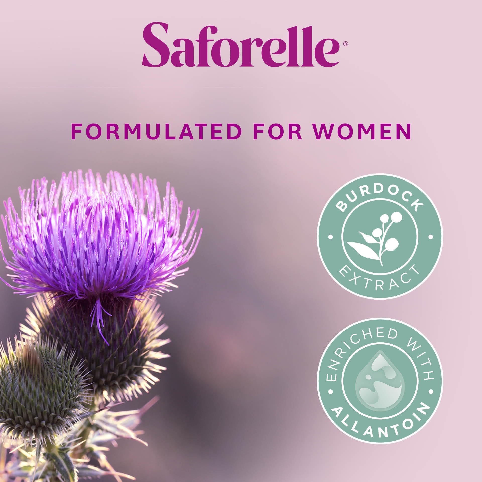 Saforelle comparación de tamaño 40 ml para entender su portabilidad