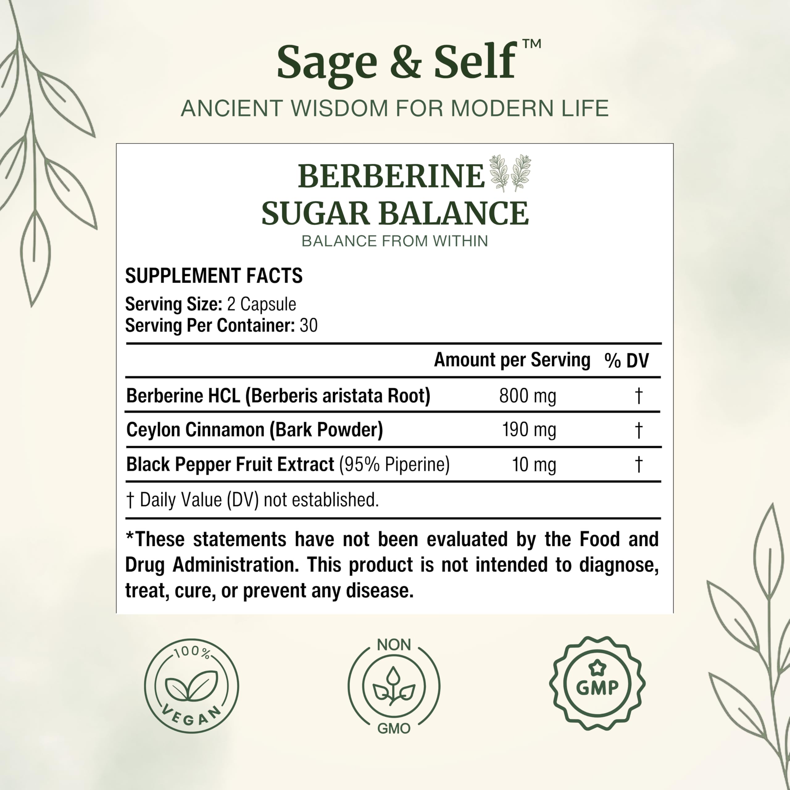 Sage & Self cápsula en mano para visualizar tamaño y facilidad de uso