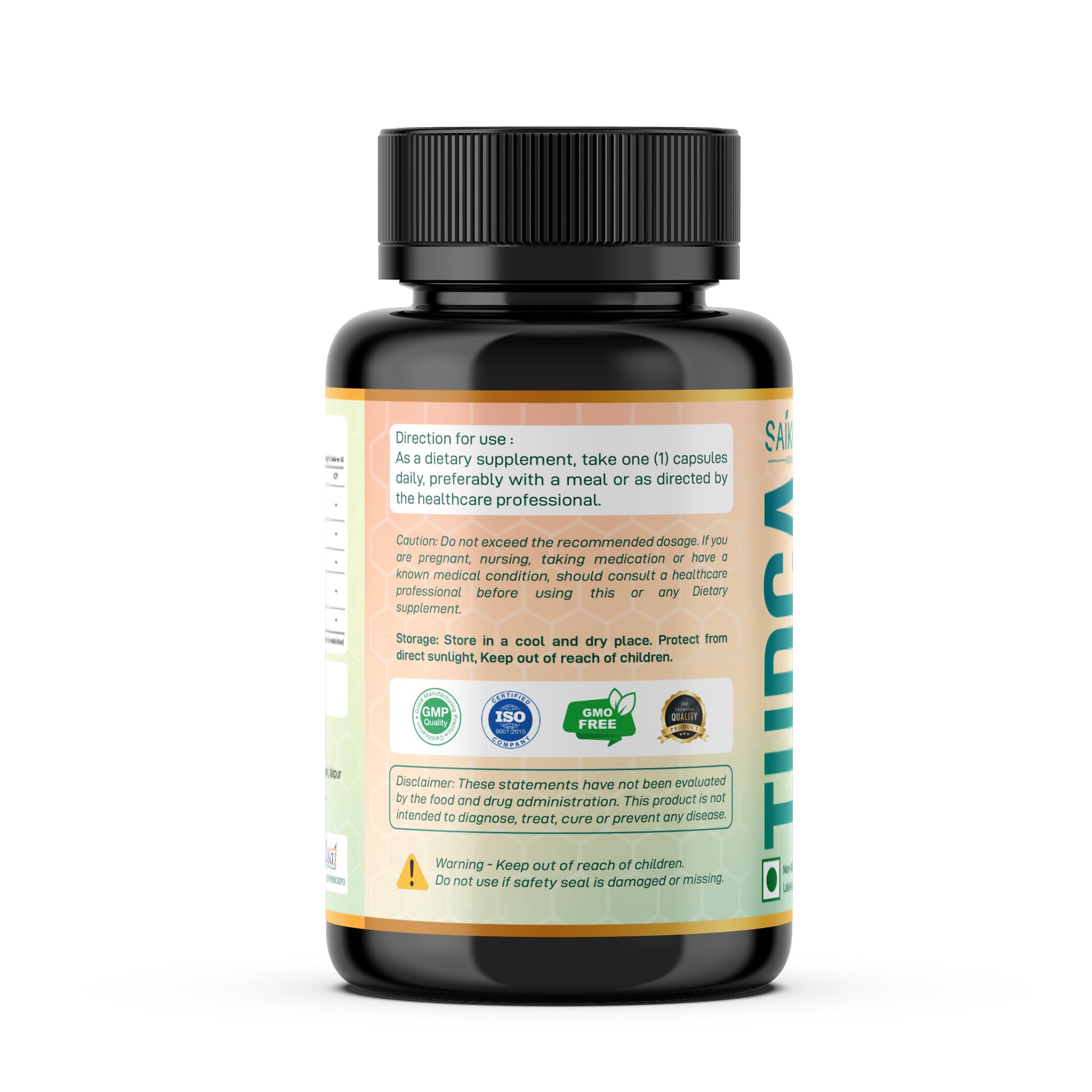 SAIKOU HERBS frasco en cocina junto a alimentos, integración en rutina diaria