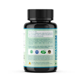 SAIKOU HERBS botella junto a frutas y botella de agua estilo vida activa saludable