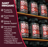 Saint Mingiano envase abierto con 120 cápsulas, indica suministro prolongado