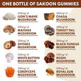 Sakoon primer plano textura de gominola, sabor frambuesa apetecible