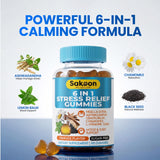 Sakoon nutrition primer plano de textura de la gomita que resalta atractivo y sabor