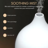 SALKING difusor emitiendo niebla ultrasonica para ambiente relajante
