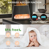 SALKING efecto llama LED realista creando ambiente relajante