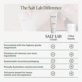 SALT LAB aplicación en piernas tras ejercicio para sensación de alivio