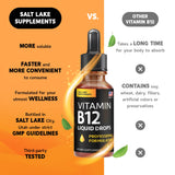 Salt Lake Supplements botella junto a una regla para comparar tamaño y portabilidad
