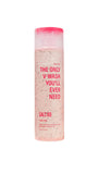 salt.xo envase frontal del gel íntimo mostrando diseño y volumen