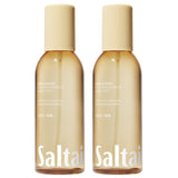 Saltair pack frontal Shea Soleil mostrando las dos botellas y beneficio de fragancia duradera
