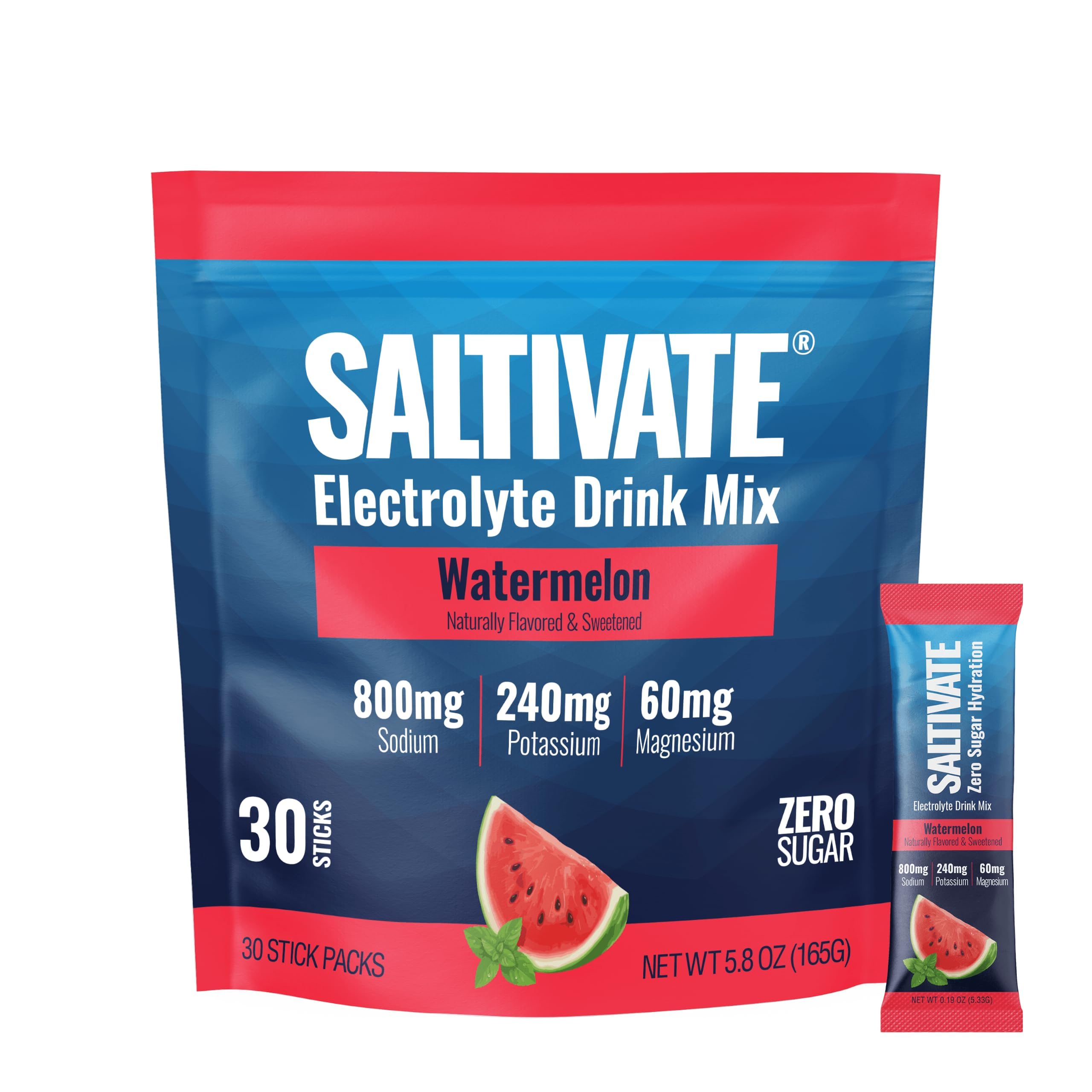 Saltivate frente del empaque con 30 sobres, muestra conveniencia