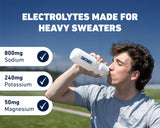 Saltivate frasco abierto con polvo amarillo, presenta textura homogénea y mezcla fácil