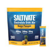 Saltivate frente del empaque mostrando sticks para hidratación rápida