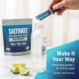 Uso de Saltivate en gimnasio tras entrenamiento para reponer electrolitos