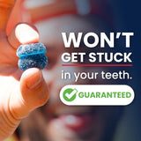 SaltStick gomitas en la mano listas para consumir durante entrenamiento